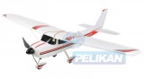 RCM Pelikn  CESSNA ARF 1120 mm serv, motor,vrtua + regultor