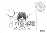 DLE Engine original Paramotor DLE 430 s vfukmi